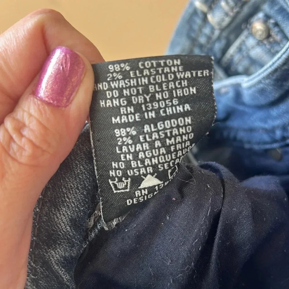 Grace in LA 27 Distressed Bootcut Jeans with Embellished Back Pockets Light Wash - Picture 10 of 12